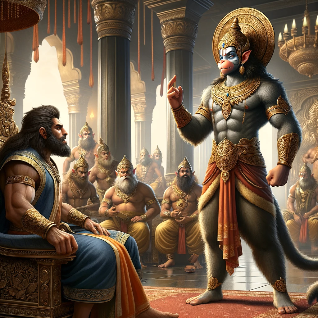 Hanuman Addresses Sugriva
